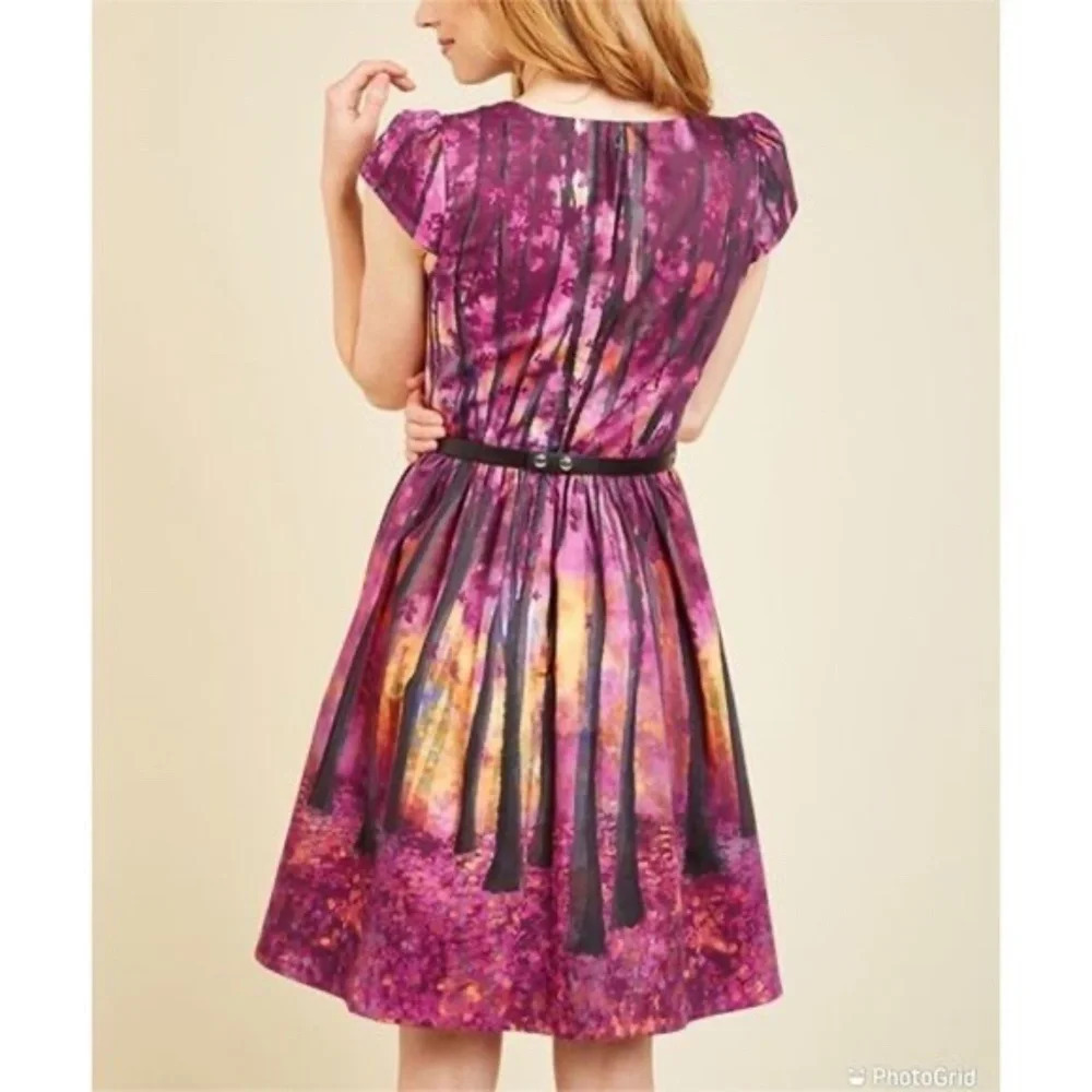 ModCloth "Thicket Frondescent" NWOT A-Line Dress - Picture 3 of 11